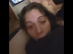 Heather Kane Smiles Ear to Ear as the Cum Fills Inside Her Pussy in Under a Min