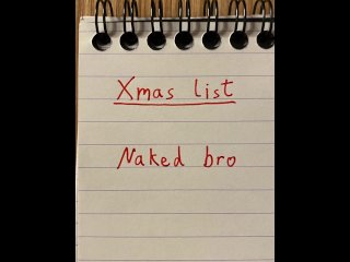 Christmas wishes do cum true. Merry Christmas!