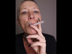 Smoking and a Doughnut