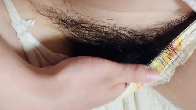 Subjective Video of Masturbation Wet Pussy under Fluffy ...