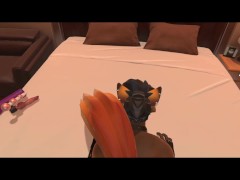 Furry Foxboy in Latex gets drained and begs for more - Screenshot 10 of 16 - Furry Yiff
