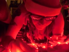 Slutty Santa's lil helper gets stuck under tree!? And  gets fucked! - Screenshot 3 of 16 - Tits