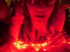 Slutty Santa's lil helper gets stuck under tree!? And  gets fucked! - Screenshot 5 of 16 - Cums