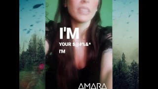 Cam Sub Short- Amara Noir fa una domanda importante su fartbitch + sigaretta cbt