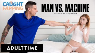 ADULT TIME - I Bet You Can't Fuck Me Better Than My Vibrator! With Scarlet Skies and Billy Boston