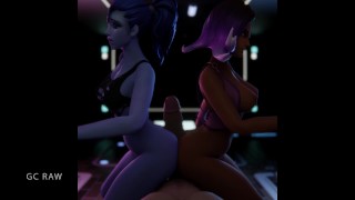 Widowmaker And Sombra Have Some Overwatch Fun With Big Dick Gcraw