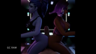 Widowmaker and Sombra fun with big dick. GCRaw. Overwatch 