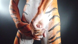 tIGER cOCK wORSHIP nO cUM