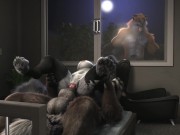 Preview 5 of H0rs3 Loona werewolf party