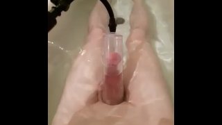 Bathroom cockepump tests (full video)
