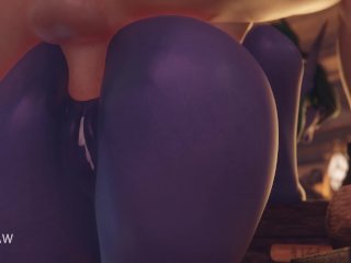 Night Elf took a big dick in anal. GCRaw. World of Warcraft 