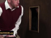 Preview 4 of Jesse Stone Sucks Daddy Myles Cock In The Confession Room