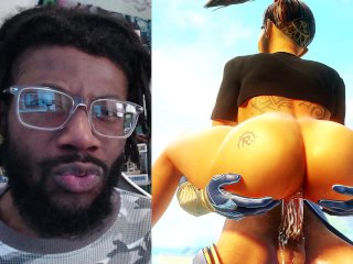 big ass, cartoon, butt, big boobs