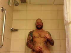 Straight Guy Jerking at Hotel