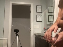 HUGE, THICK SQUIRT...THEN MASSIVE ORGASM AND CUMSHOT