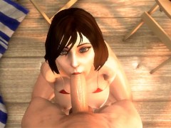 Elizabeth BioShock big boobs pov blowjob - (noname55)