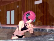 Preview 1 of Quintessential Quintuplets: has sex in a private hottub