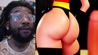 ELASTIGIRL demonstriert ihre UNGLAUBLICH THICC APPLE BOTTOM POWER!