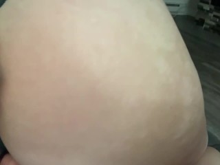 My Vitiligo Goddess sits on my face, gets horny, and I come onher big_juicy ass