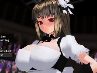 anime, big tits, femdom, femdom hentai game