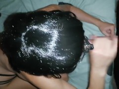 Stepmom Caught my Stepsis with Cum on Ass