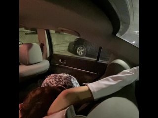 #87 Amateur Girlfriend In the Back Seat of Our New Car