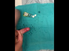 Measure average 6.3 inch / 16cm cock, cum load