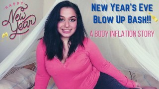 New Years Eve Blow Up Bash! - A Body Inflation Story Time