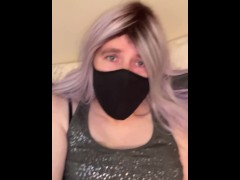 Stroking my clitty - Screenshot 9 of 16 - Crossdresser