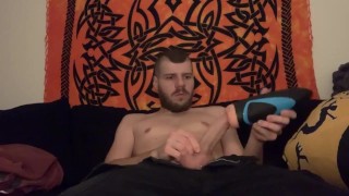 Sam Samuro - Fucking my new Extrem Tight Toy while Watching World of Warcraft Porn Compilation