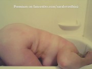 Preview 5 of I love playing in the shower with you - Blonde Pawg milf fucking herself quietly everyone's asleep