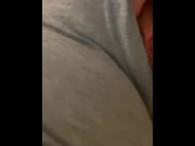 Preview 3 of Trans Man pissing boxers- and humping them because it feels so good