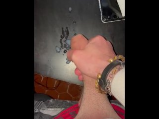 handjob, muscular men, big dick, cumshot