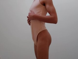 Sissy in sexy bodysuit