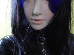 Video Kira Frost 12_Latexcatsuit with FemMask and blue Hair 02