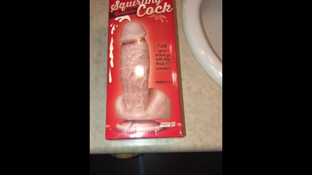 Unboxing, Testing ( Oral Creampie), & Review of Doc Johnson’s Realistic Squirting Dildo