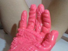 Oops! I make a mess in BabyFrankie's pussy. ♥