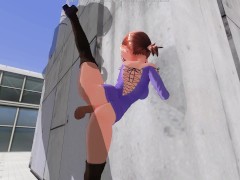 3D HENTAI Met a mistress in a shopping center and fucked on the roof