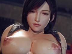 Tifa Lockhart - Anal creampie