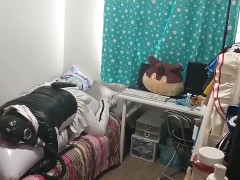 PVC Penguin Cosplay Gasmask Breathplay Sissy Hump Inflatable - Screenshot 15 of 16 - Maid