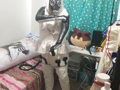PVC Penguin Cosplay Gasmask Breathplay Sissy Hump Inflatable - Screenshot 3 of 16 - Sissy