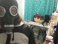 PVC Penguin Cosplay Gasmask Breathplay Sissy Hump Inflatable - Screenshot 5 of 16 - Maid