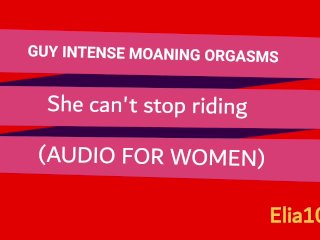 Guy with Intense and Loud Moaning Orgasms - Makes him Cum Fast - (Audio for Women) 