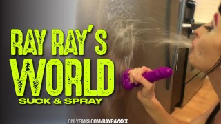 Ray Ray XXX Makes Dildo Puke And Spit Until She Pukes And Spits