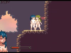 Nayla's Castle [PornPlay Hentai game] Ep.5 Threesome with dark elves is the solution to our problem