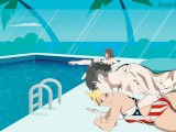 Hentai public swimming pool sex cartoon porn