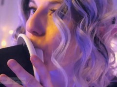 SFW ASMR - Extra Wet Elf Ear Eating - PASTEL ROSIE Licking Your Ears Is So Hot - Sexy Tongue Fetish