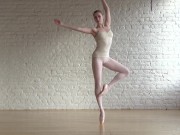 Preview 5 of Lovely Ballerina Annett A Performs A Classic Nude Ballet Routine
