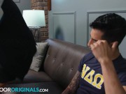 Preview 1 of NextDoorStudios - Sexy Frat Boy Kian Kane Allows Study Buddy To Use His Holes