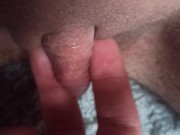 Preview 2 of Massage my huge clit and have a powerful orgasm